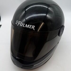 Fulmer HT 80 II Motorcycle Helmet Black DOT Certified Full Face -pads need glue
